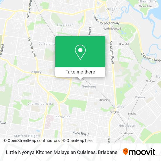 Little Nyonya Kitchen Malaysian Cuisines map