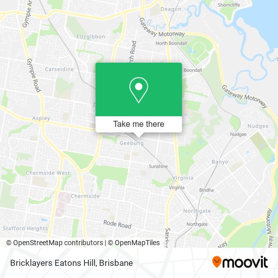 Bricklayers Eatons Hill map