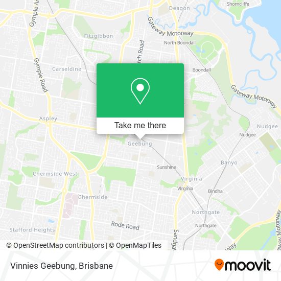 Vinnies Geebung map