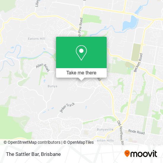 The Sattler Bar map