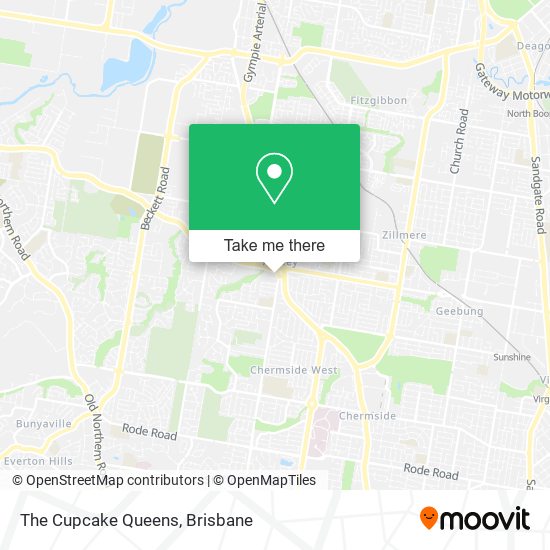 The Cupcake Queens map