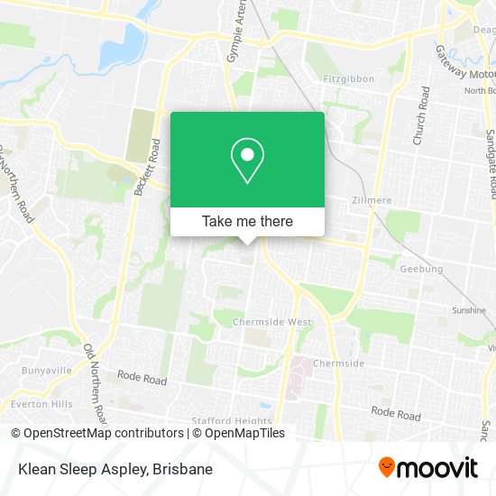 Klean Sleep Aspley map