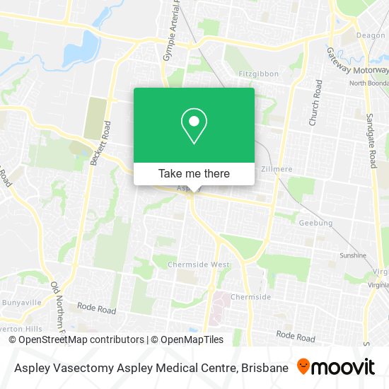 Mapa Aspley Vasectomy Aspley Medical Centre