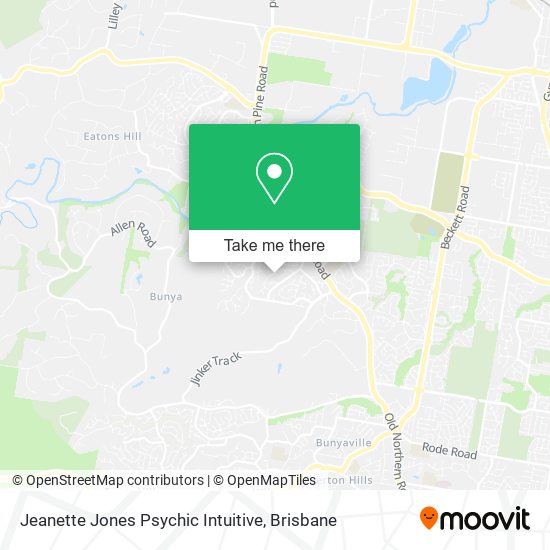 Jeanette Jones Psychic Intuitive map