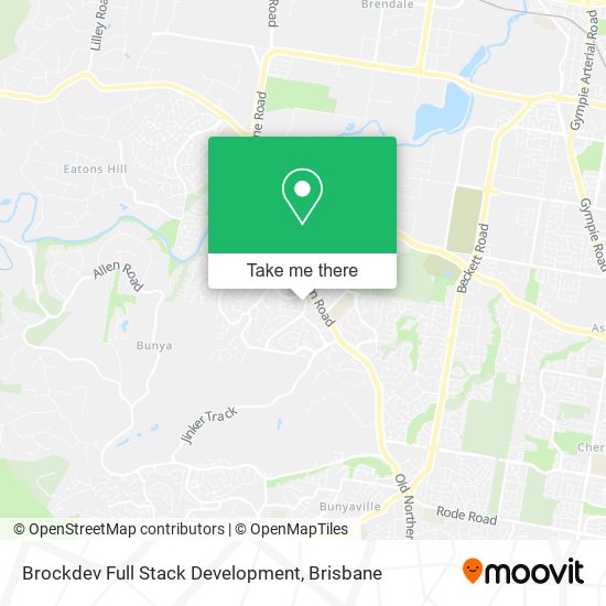 Brockdev Full Stack Development map
