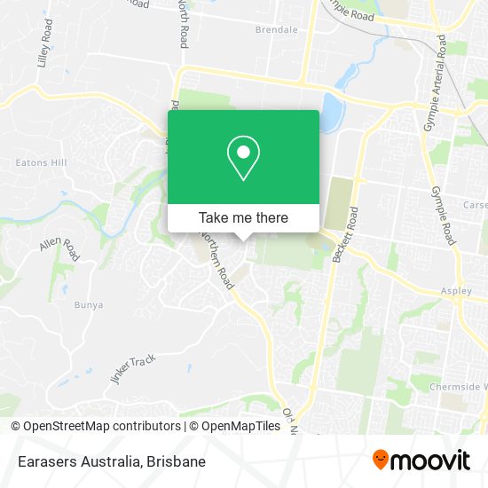Earasers Australia map