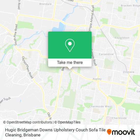 Hugic Bridgeman Downs Upholstery Couch Sofa Tile Cleaning map