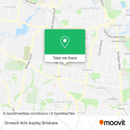 Screech Arts Aspley map