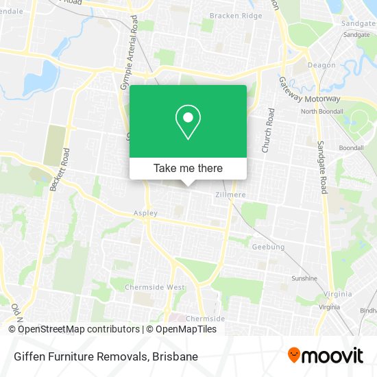 Giffen Furniture Removals map