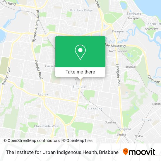 The Institute for Urban Indigenous Health map