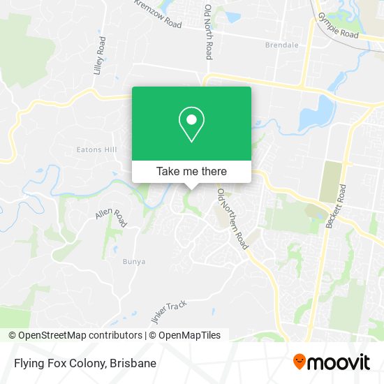 Flying Fox Colony map