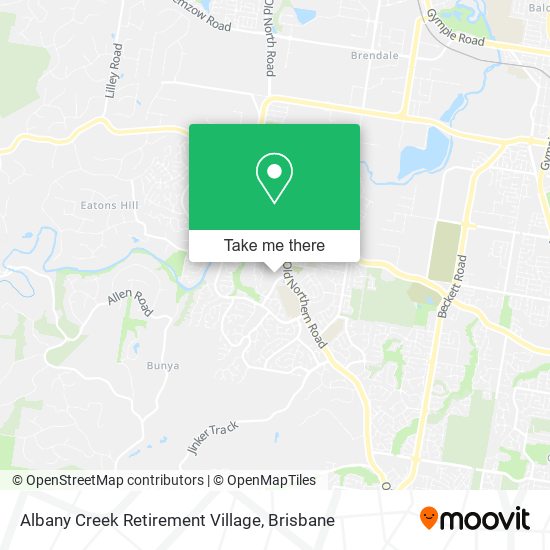 Albany Creek Retirement Village map