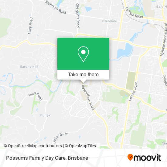 Possums Family Day Care map