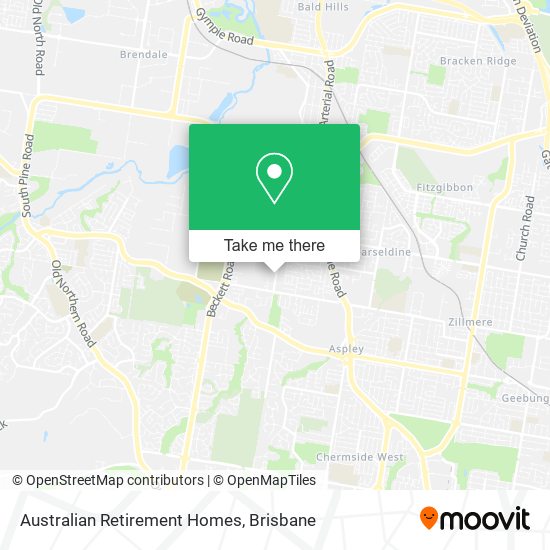 Australian Retirement Homes map