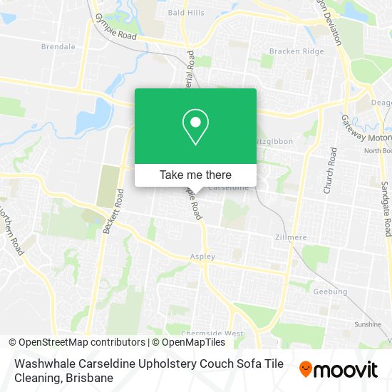 Washwhale Carseldine Upholstery Couch Sofa Tile Cleaning map