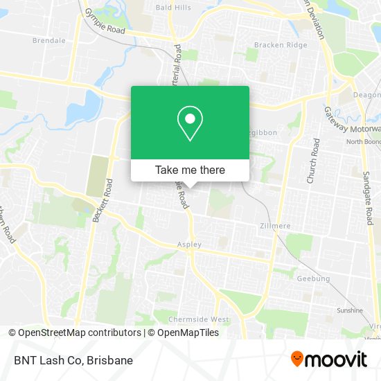 BNT Lash Co map
