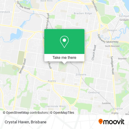 Crystal Haven map
