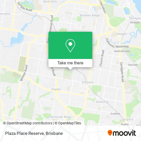 Plaza Place Reserve map