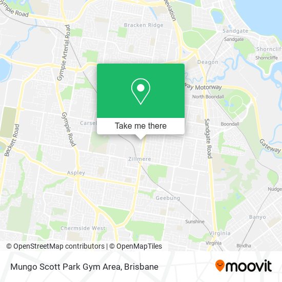 Mungo Scott Park Gym Area map