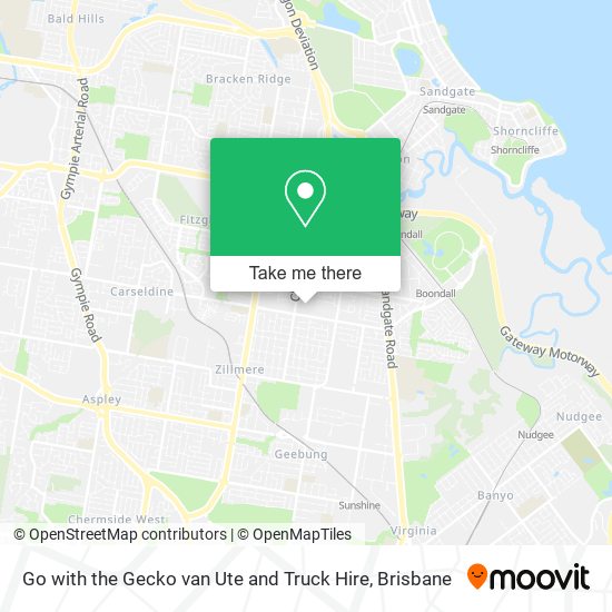 Mapa Go with the Gecko van Ute and Truck Hire