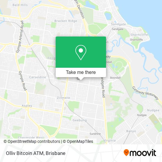 Olliv Bitcoin ATM map