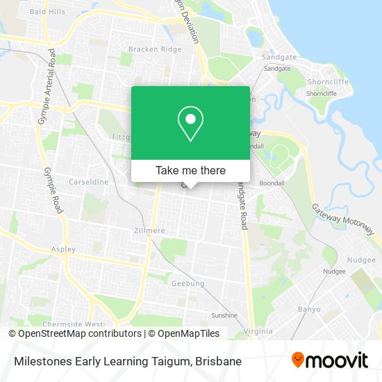 Milestones Early Learning Taigum map