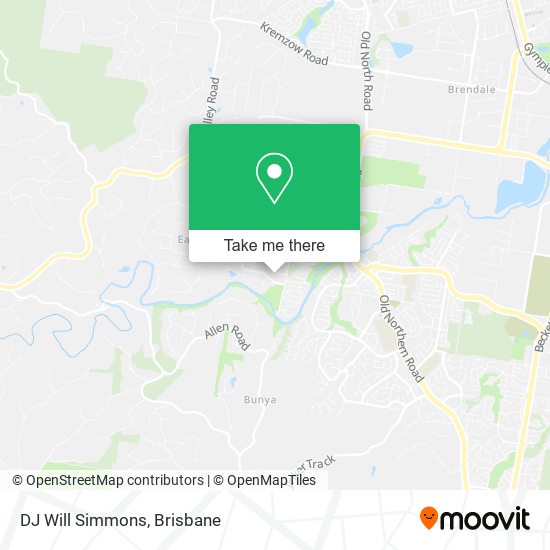 DJ Will Simmons map