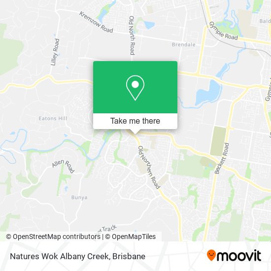 Natures Wok Albany Creek map