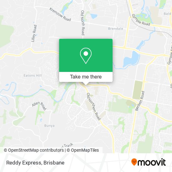 Reddy Express map
