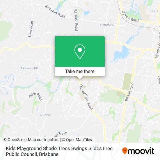 Kids Playground Shade Trees Swings Slides Free Public Council map