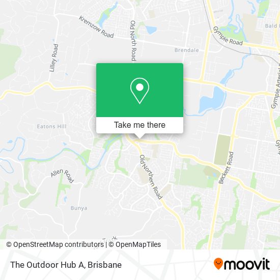 The Outdoor Hub A map