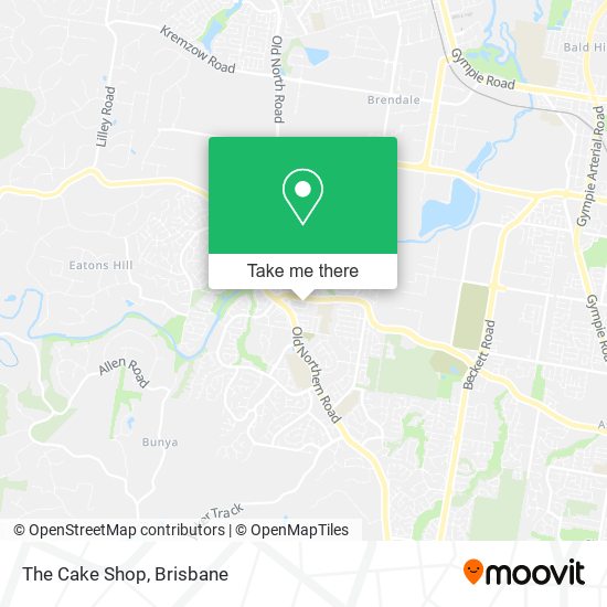 The Cake Shop map