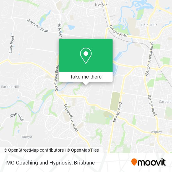 MG Coaching and Hypnosis map