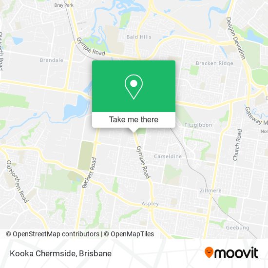 Kooka Chermside map