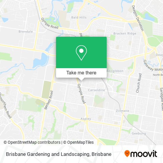 Brisbane Gardening and Landscaping map