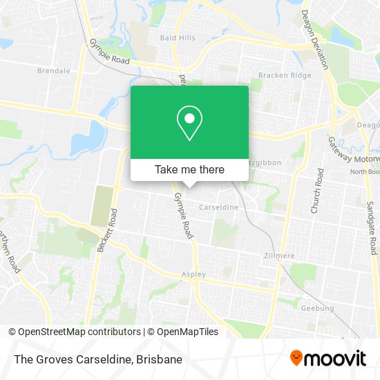The Groves Carseldine map