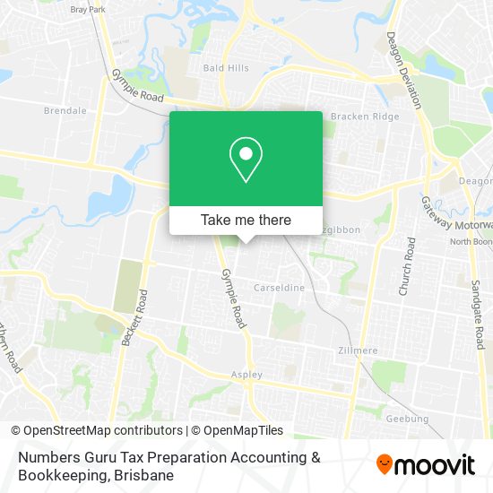 Numbers Guru Tax Preparation Accounting & Bookkeeping map