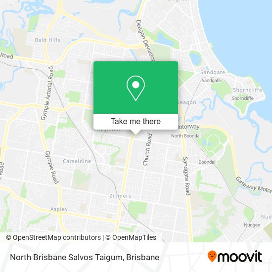 North Brisbane Salvos Taigum map