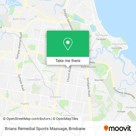 Brians Remedial Sports Massage map