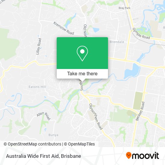 Australia Wide First Aid map