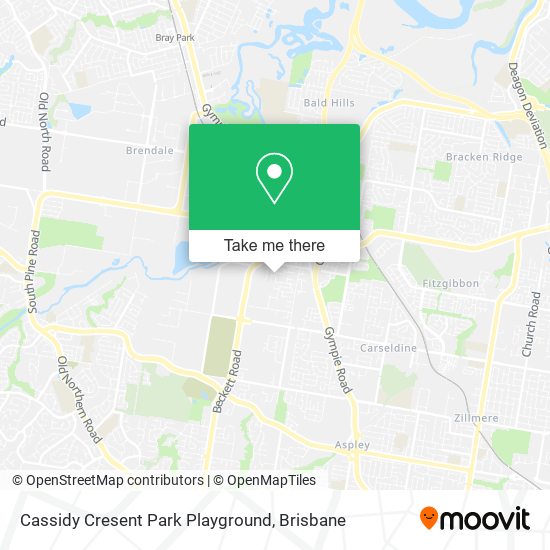 Cassidy Cresent Park Playground map