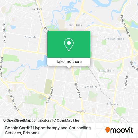 Bonnie Cardiff Hypnotherapy and Counselling Services map