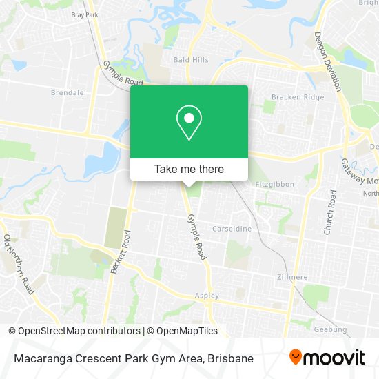 Macaranga Crescent Park Gym Area map