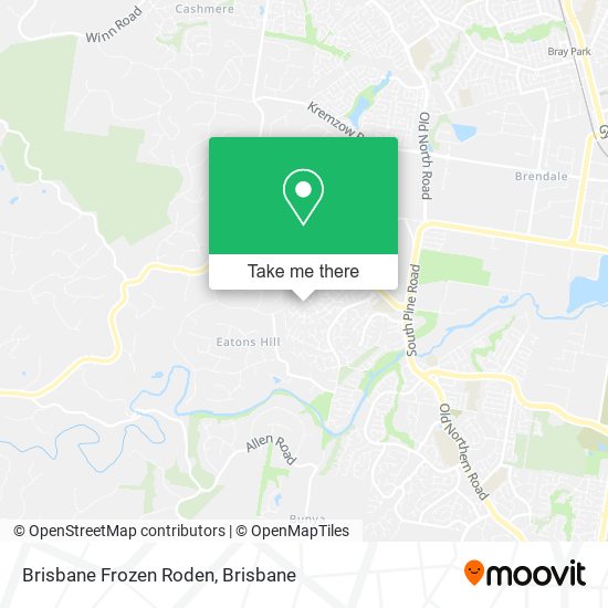 Brisbane Frozen Roden map