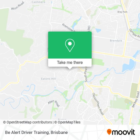 Be Alert Driver Training map