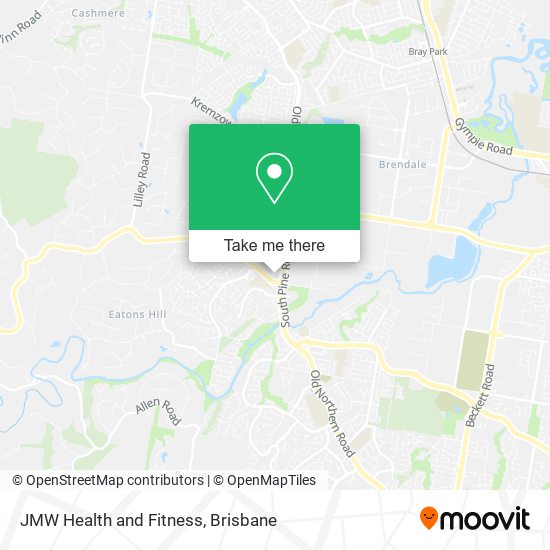 JMW Health and Fitness map
