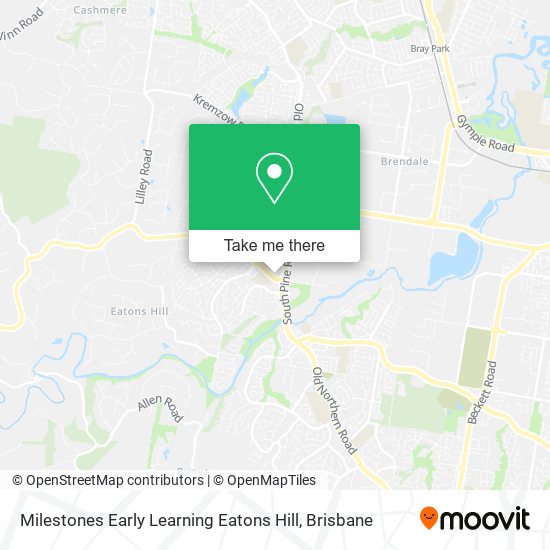 Milestones Early Learning Eatons Hill map
