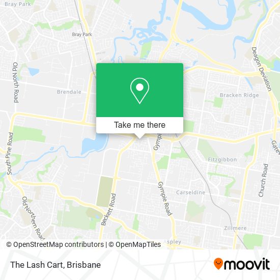 The Lash Cart map