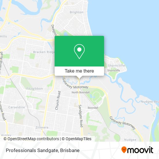 Professionals Sandgate map
