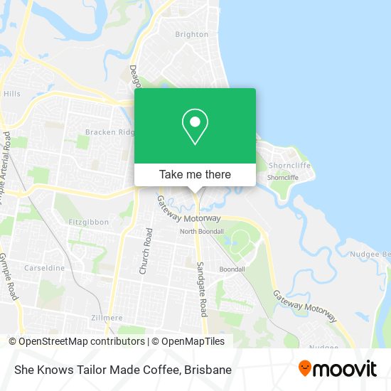 She Knows Tailor Made Coffee map
